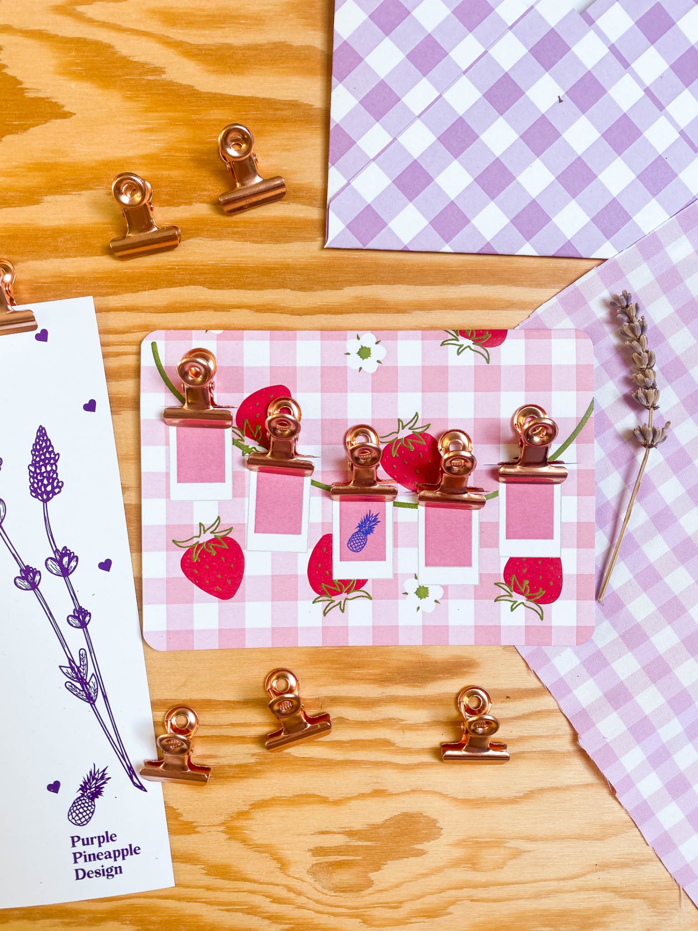 5 mini molas rose gold