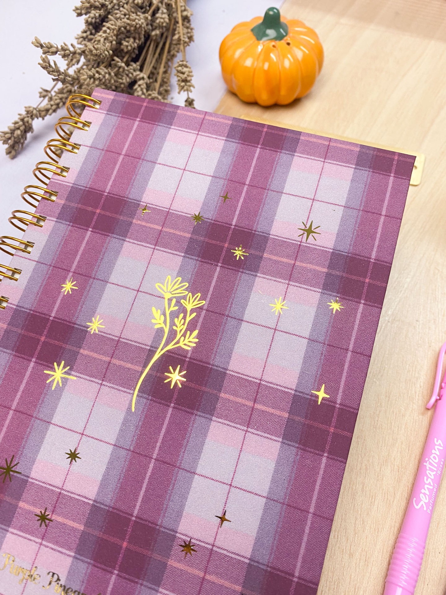 Tartan de Outono 💜📖  Bullet journal