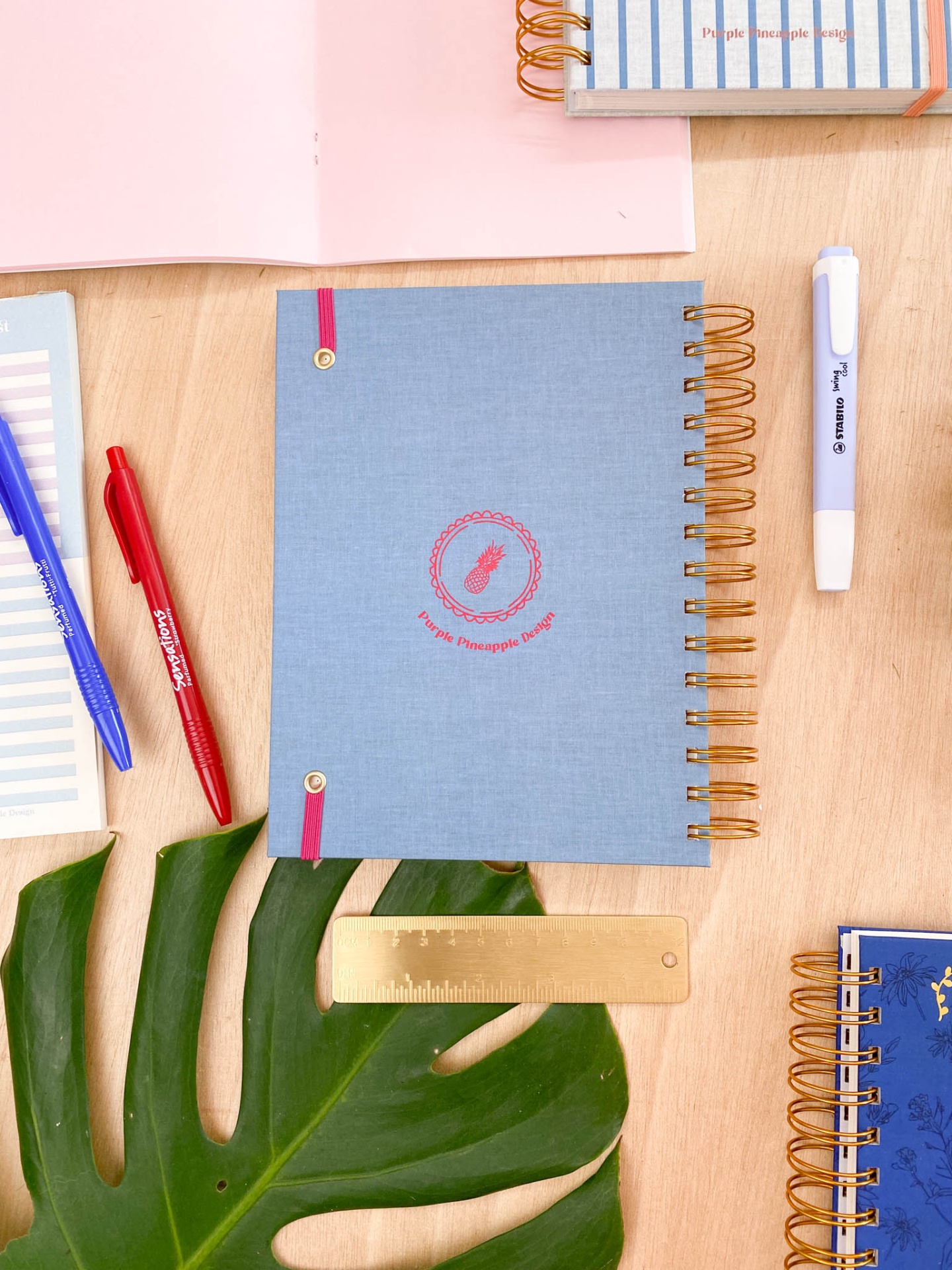 Agenda Semanal 2026 🌿 Azul Monstera