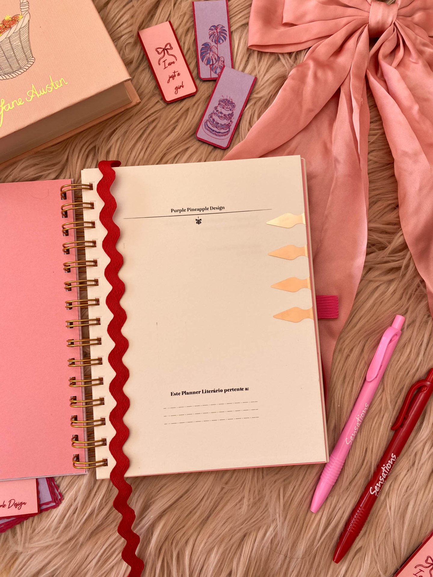 Planner Literário 🎀 If I was a Girl in a Book