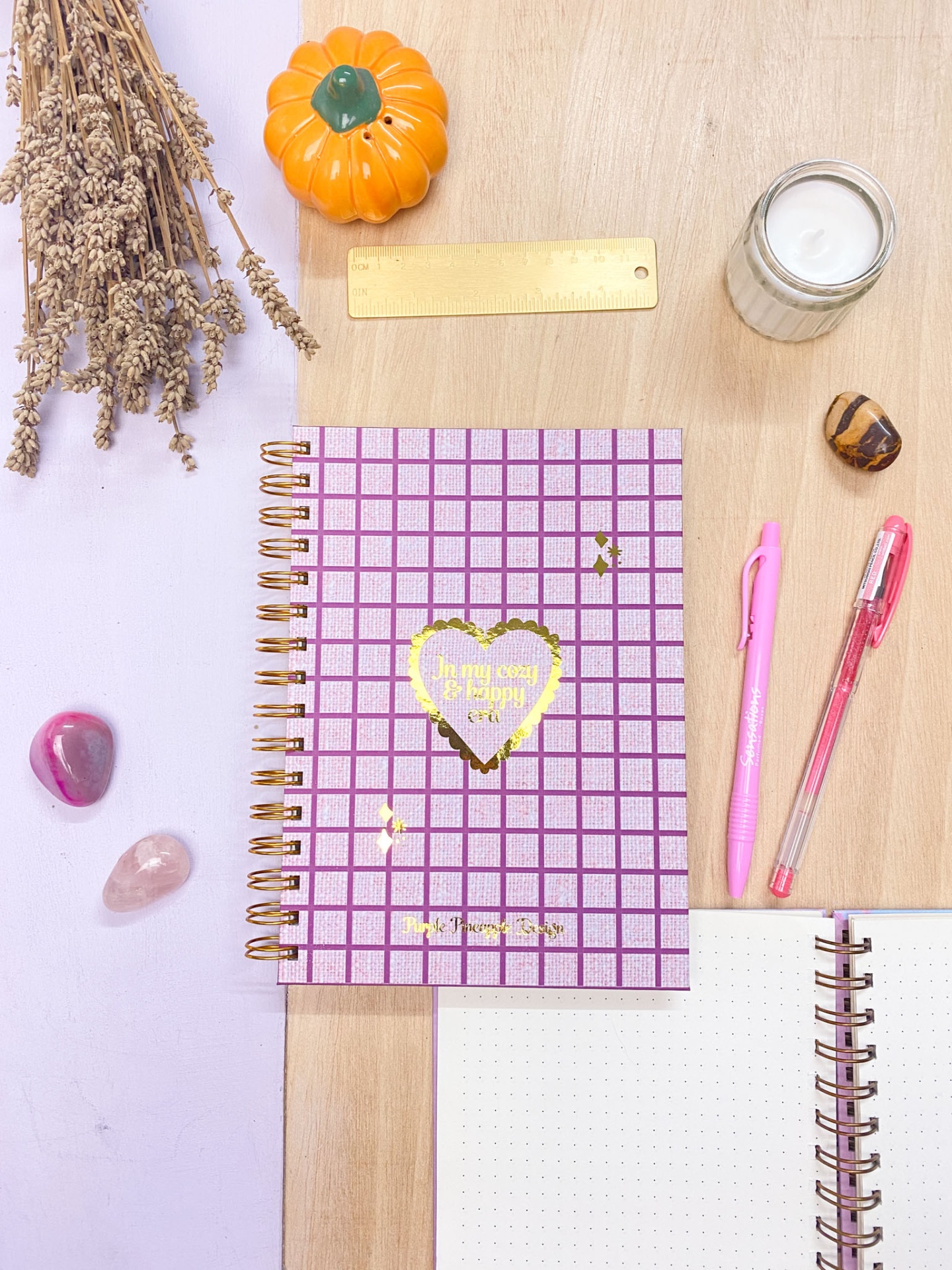 In my Cozy and Happy Era 💜📖  Bullet journal