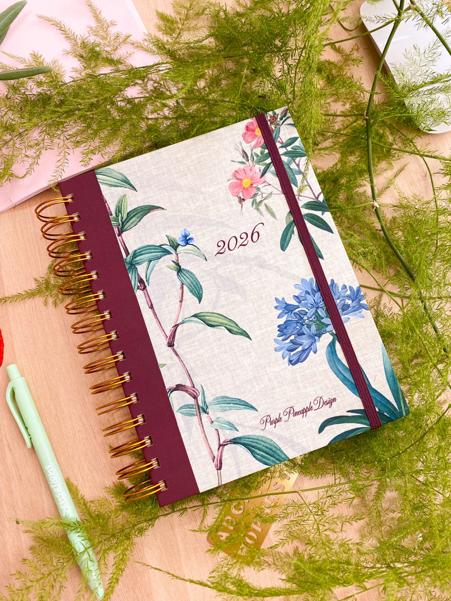 Agenda Semanal 2026 💚 Botânica