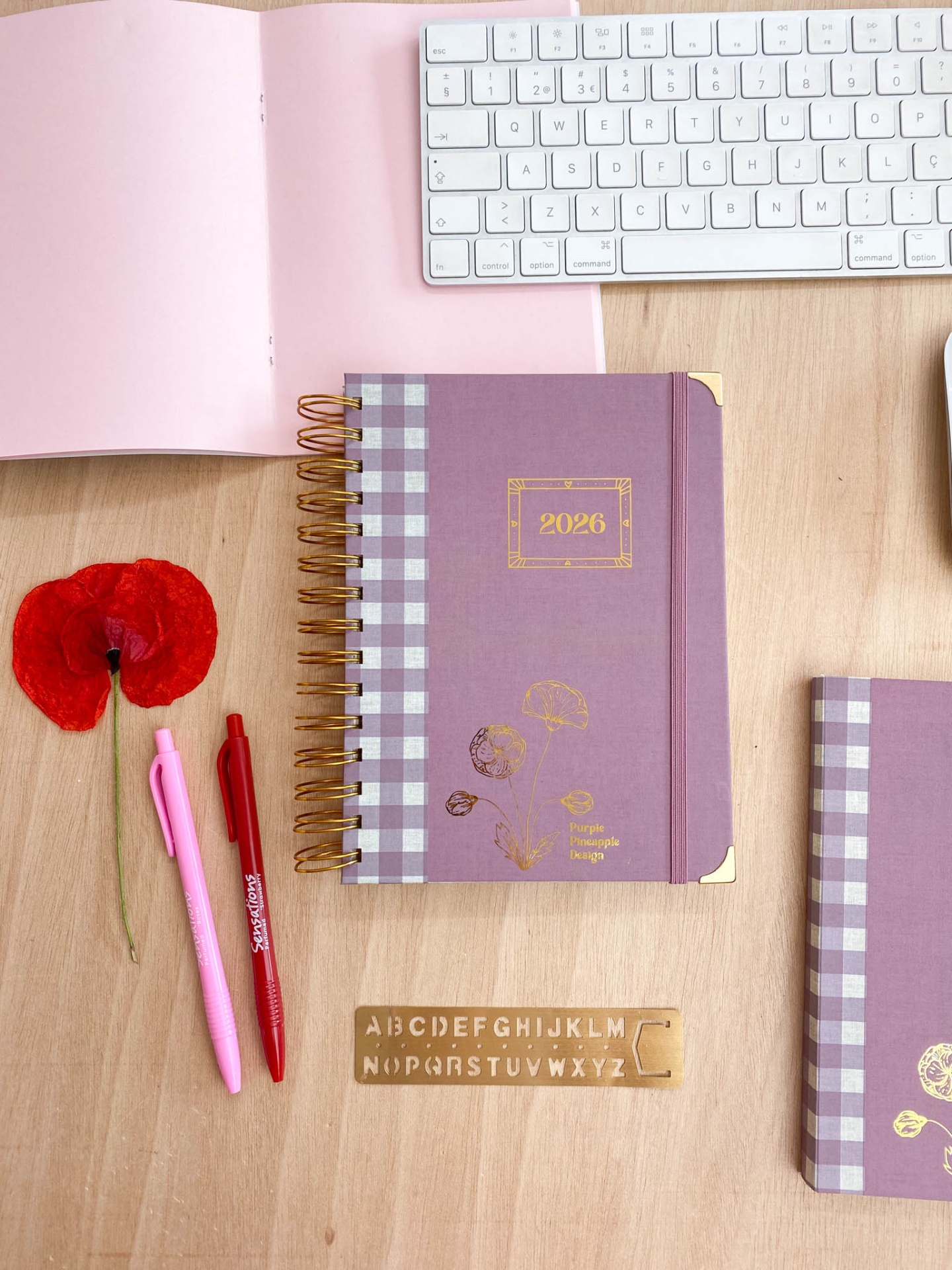 Agenda Semanal A6 2026 💜 Vichy Malva