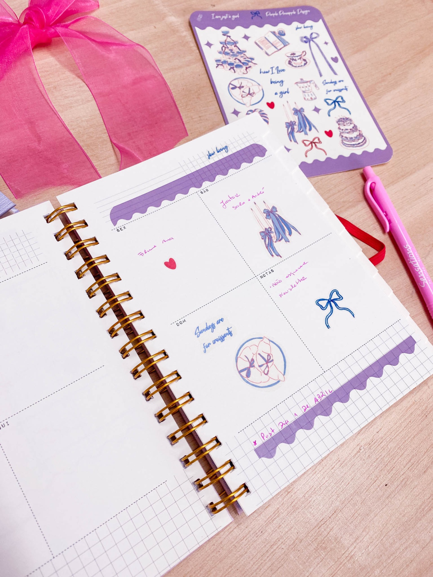 Autocolantes Transparentes 🎀 I am Just a Girl 💜 Lilás