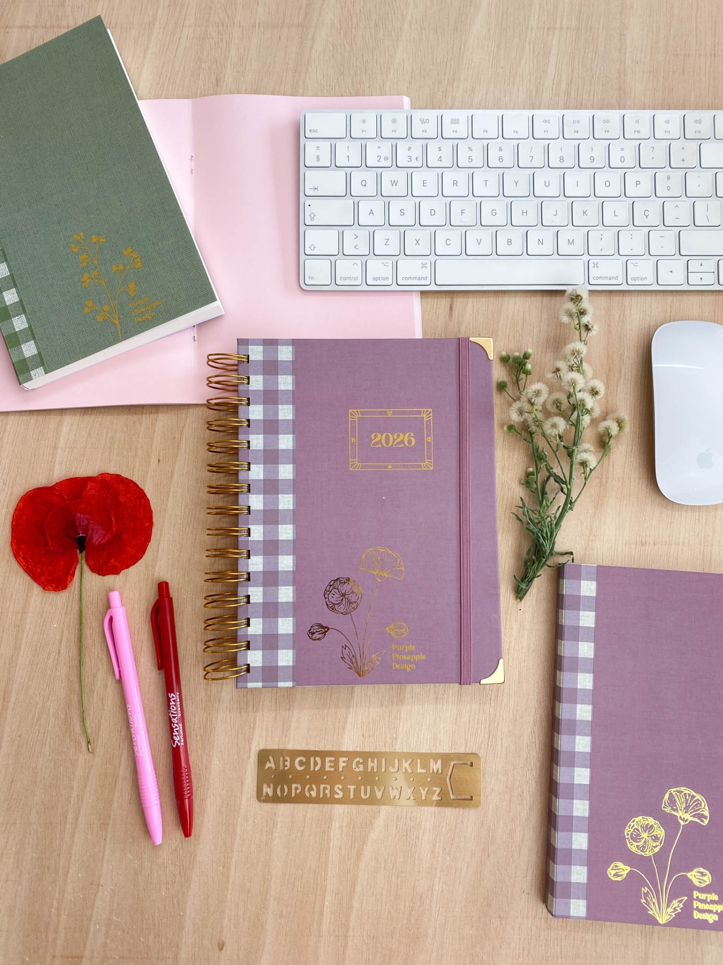 Agenda Semanal A6 2026 💜 Vichy Malva