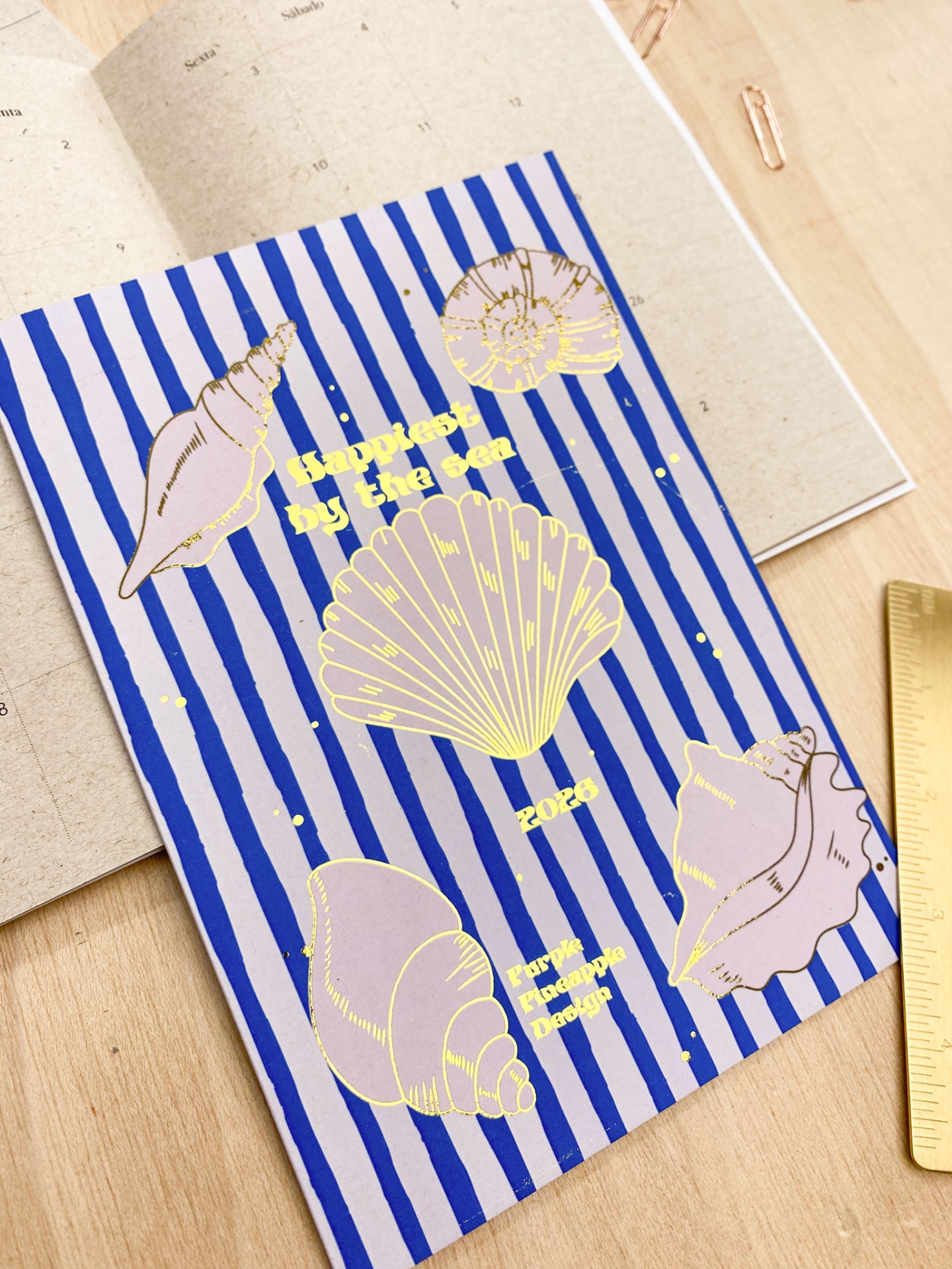 Agenda Mensal 2026 💙 Riscas Mar