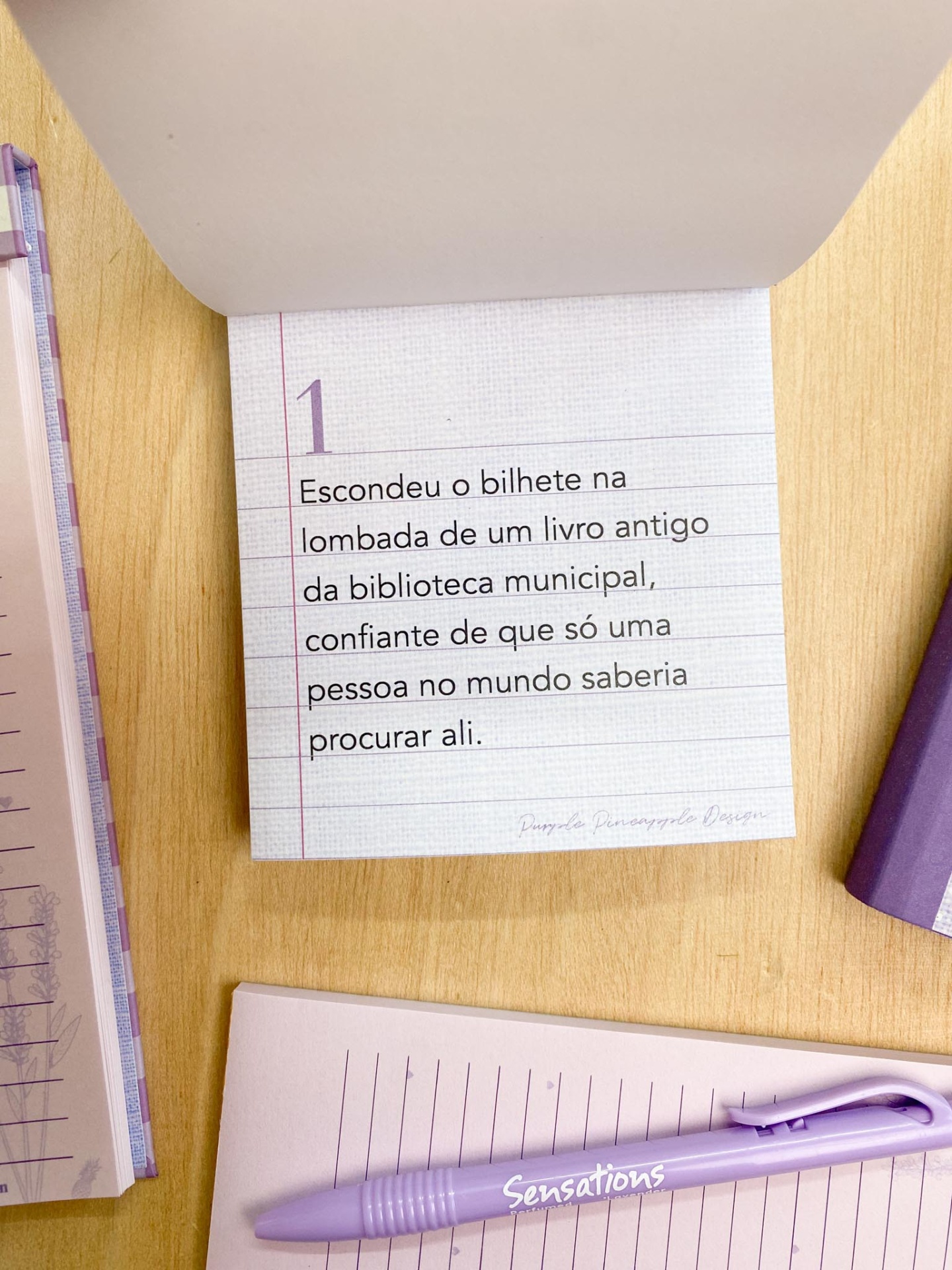 Bloco 100 Ideias – Folhas Destacáveis de Escrita Criativa