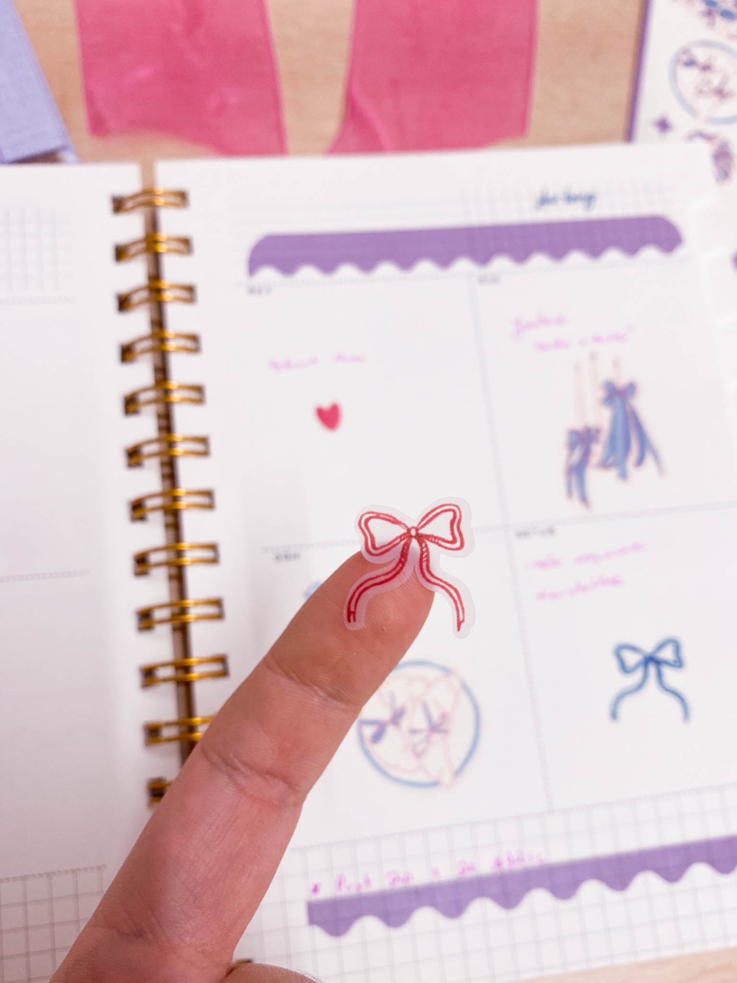 Autocolantes Transparentes 🎀 I am Just a Girl 💜 Lilás