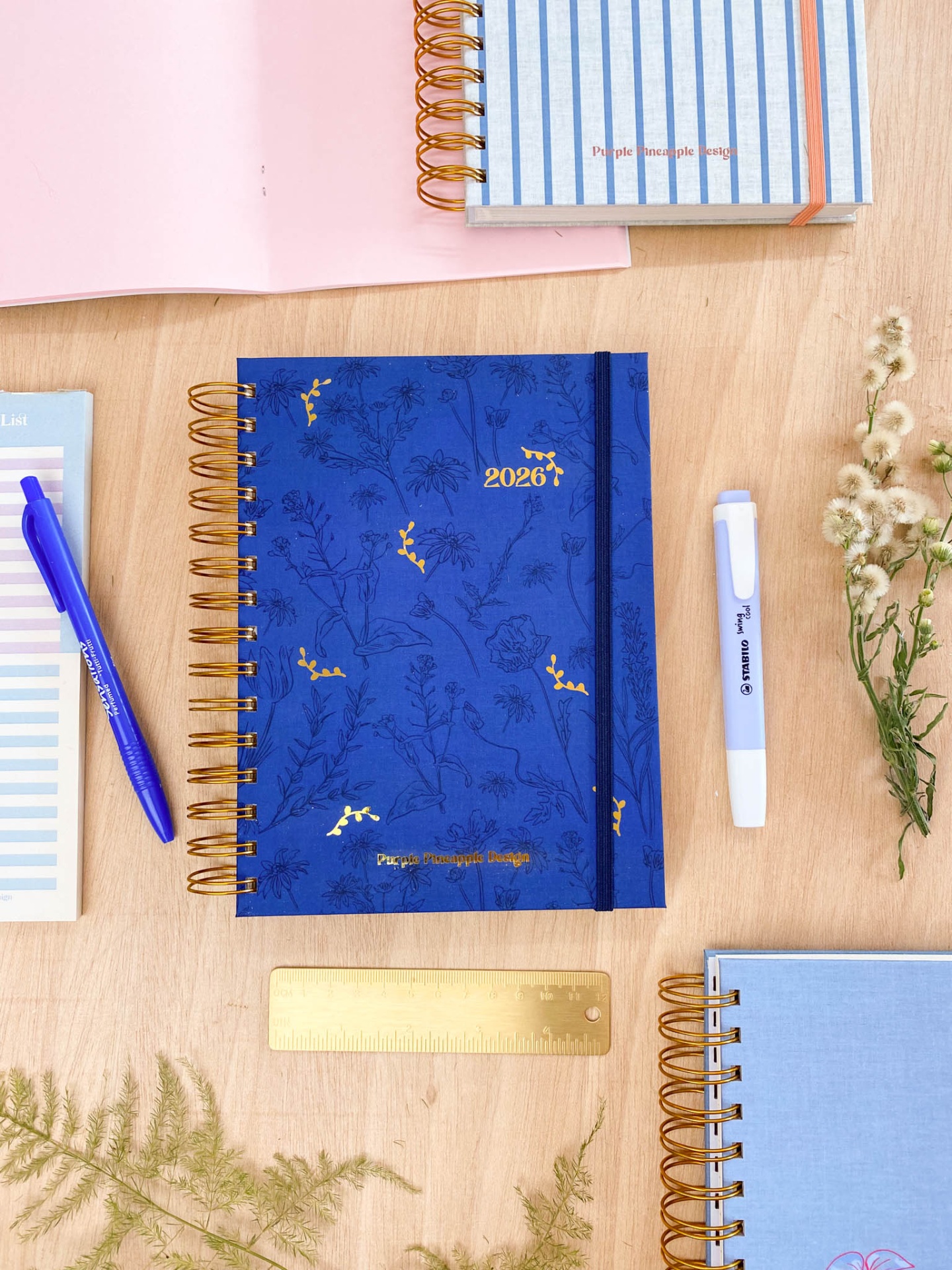 Agenda Semanal 2026 💙 Royal Blue ✨