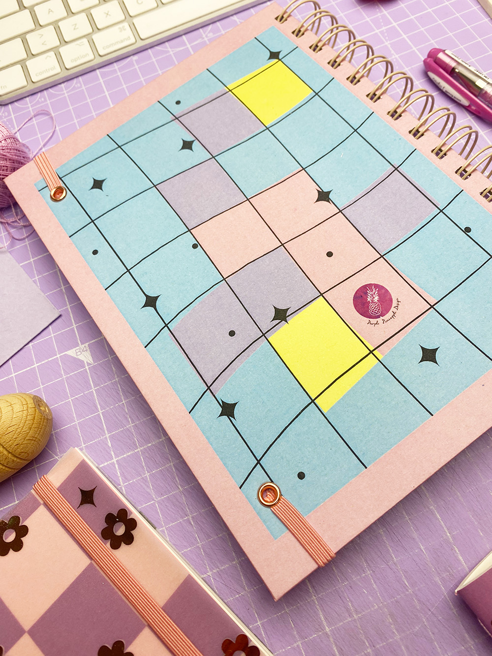 Caderno Pastel Color Block ✨ Extra ✨