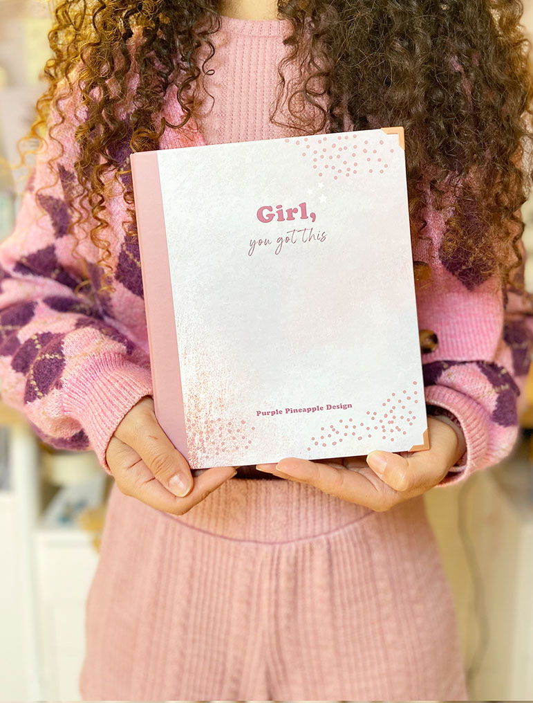Dossier A5 Rosa ✪ Girl you Got This ✪