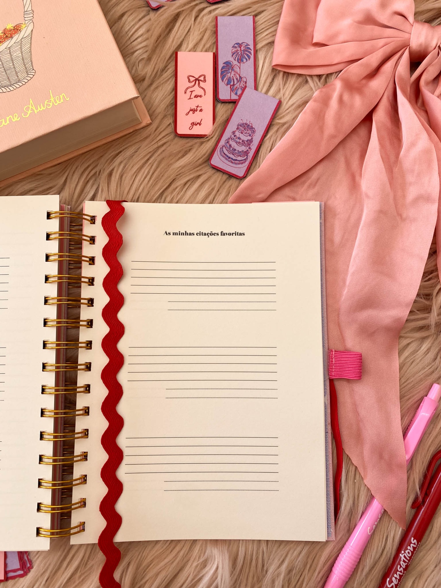 Planner Literário 🎀 If I was a Girl in a Book