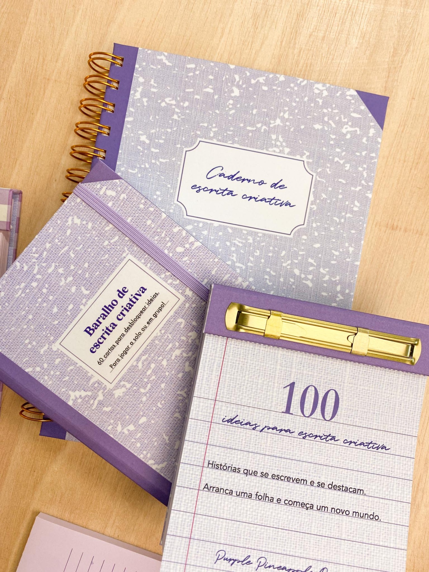 Bloco 100 Ideias – Folhas Destacáveis de Escrita Criativa