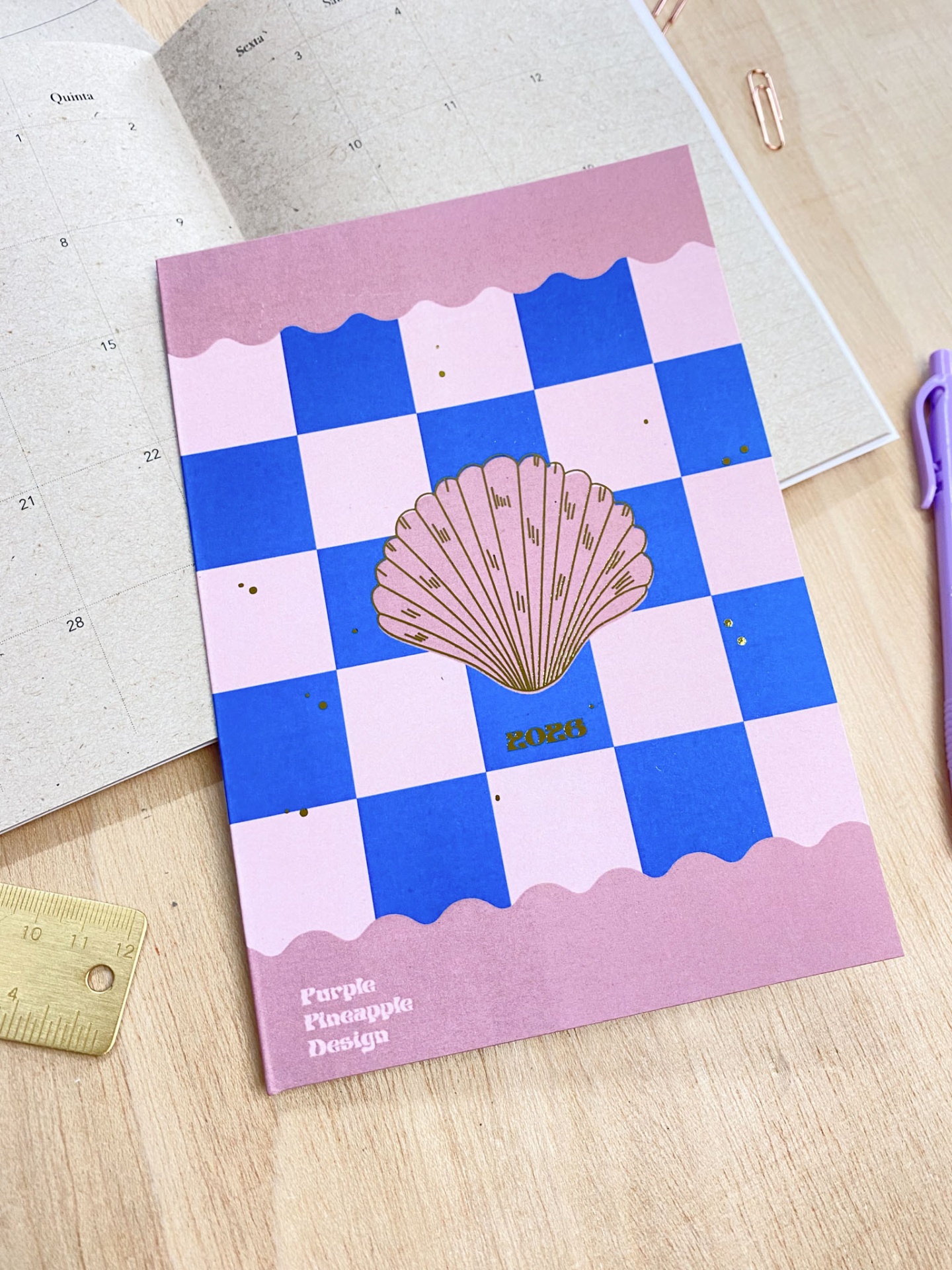 Agenda Mensal 2026 🐚 Concha