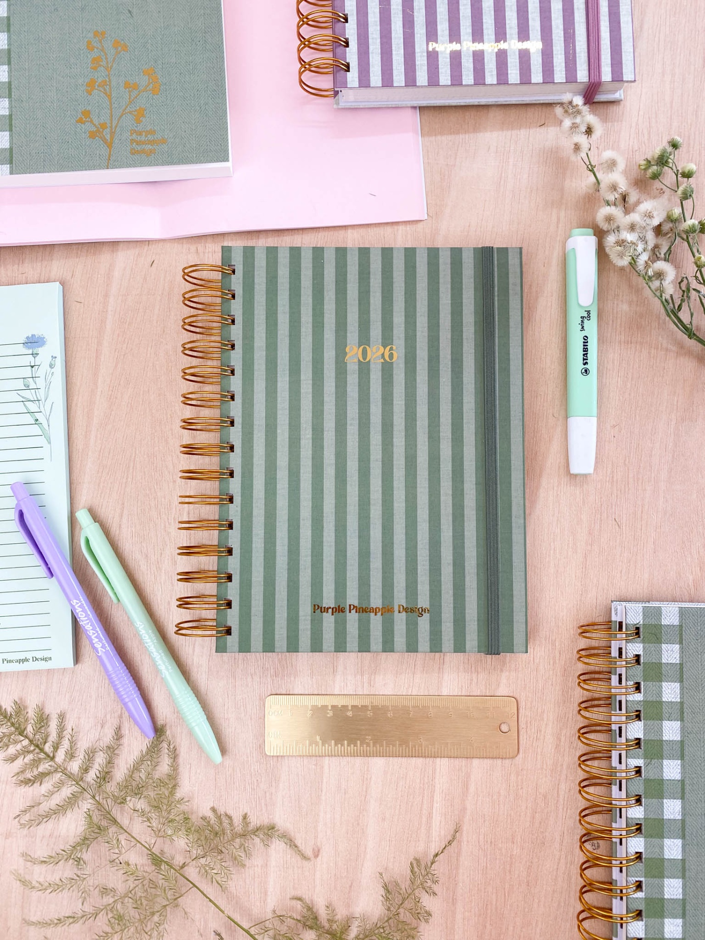 Agenda Semanal 2026 💚 Riscas verde