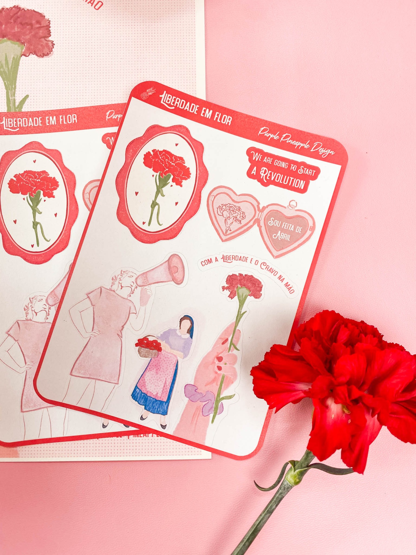 Autocolantes 25 de Abril 🌹