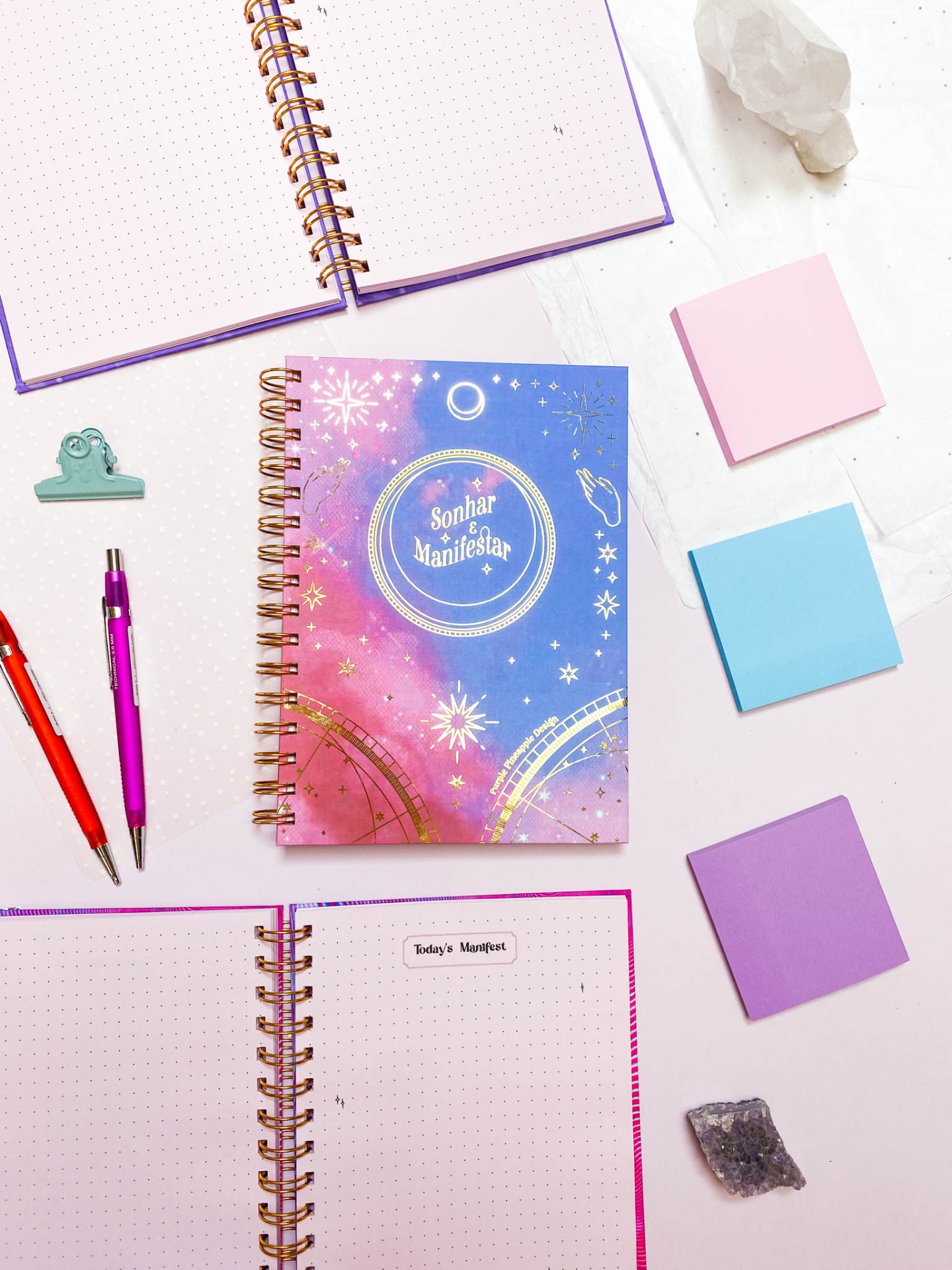 ✩ Caderno Sonhar & Manifestar ✩