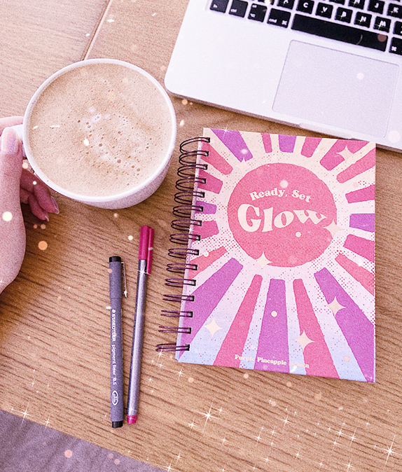 Caderno Glow ✨ Bullet Extra ✨
