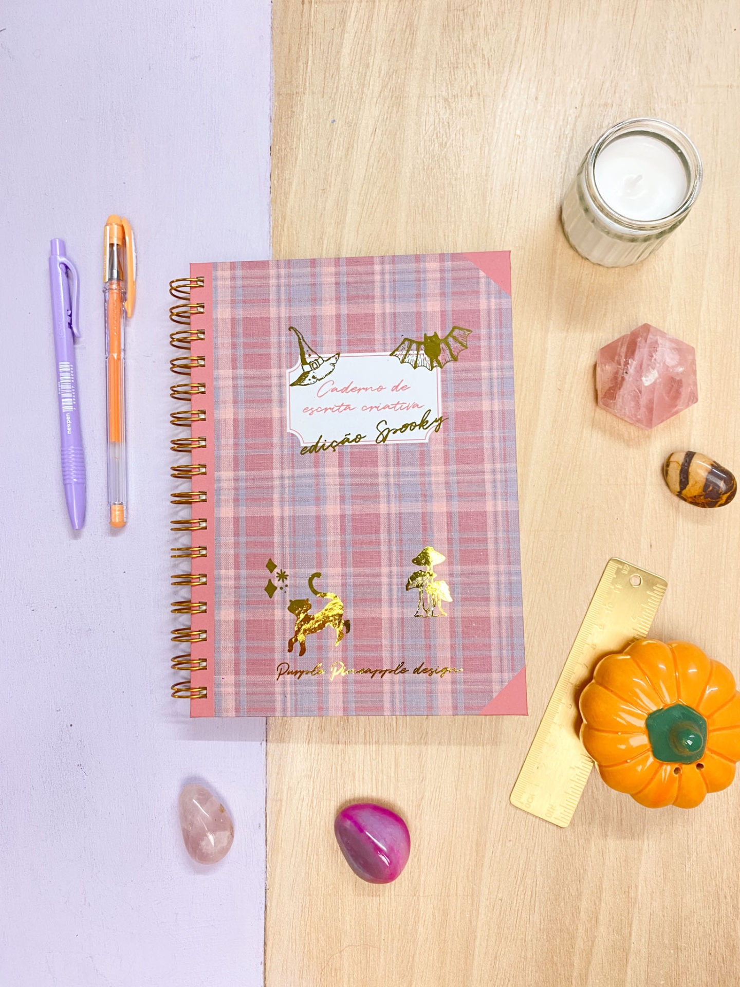 Caderno de escrita criativa 🎃 Versão Spooky 🦇