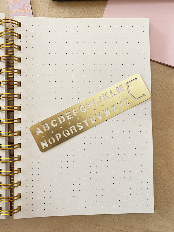 Marcador com Letras ✷ Gold