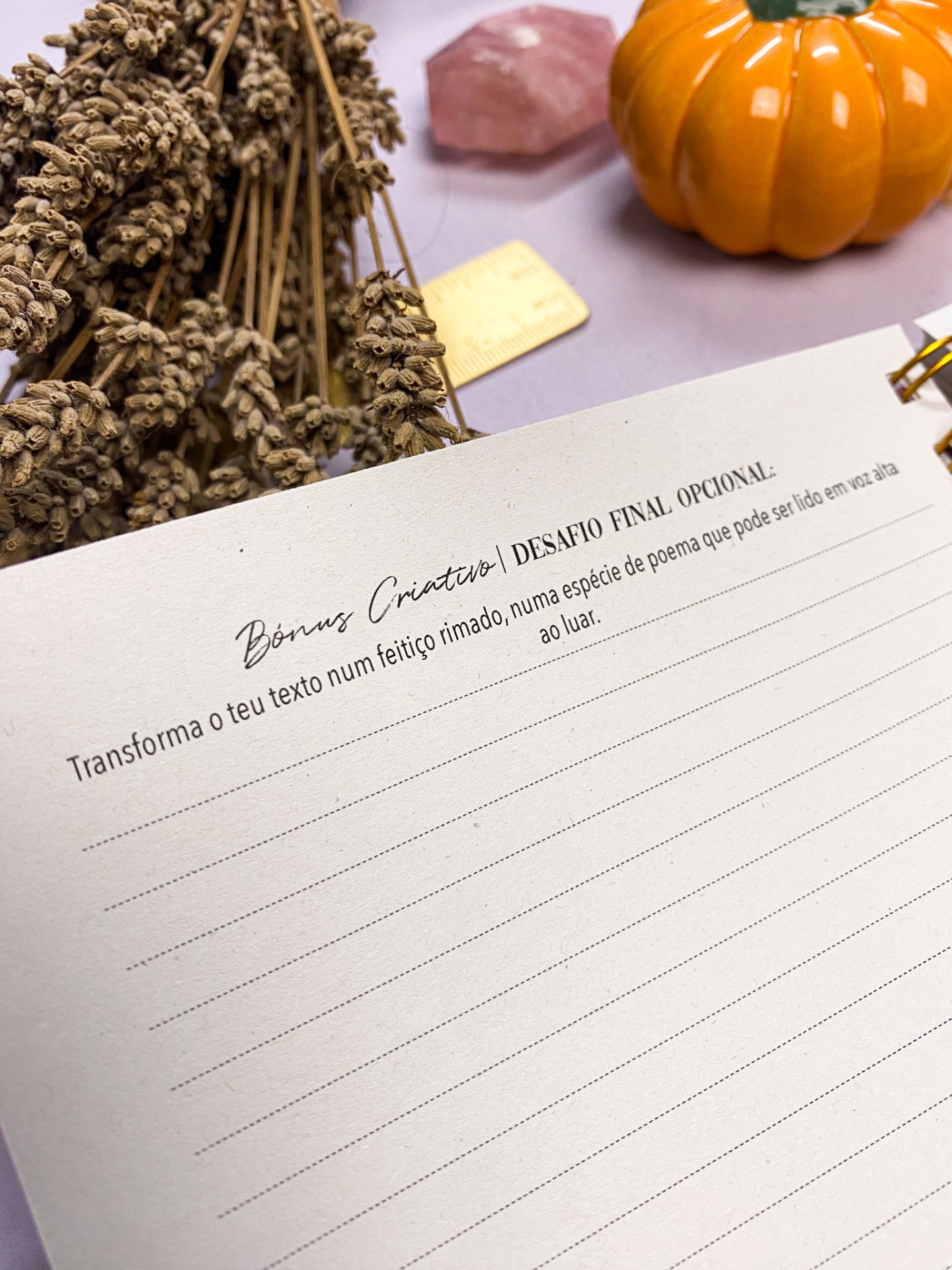 Caderno de escrita criativa 🎃 Versão Spooky 🦇