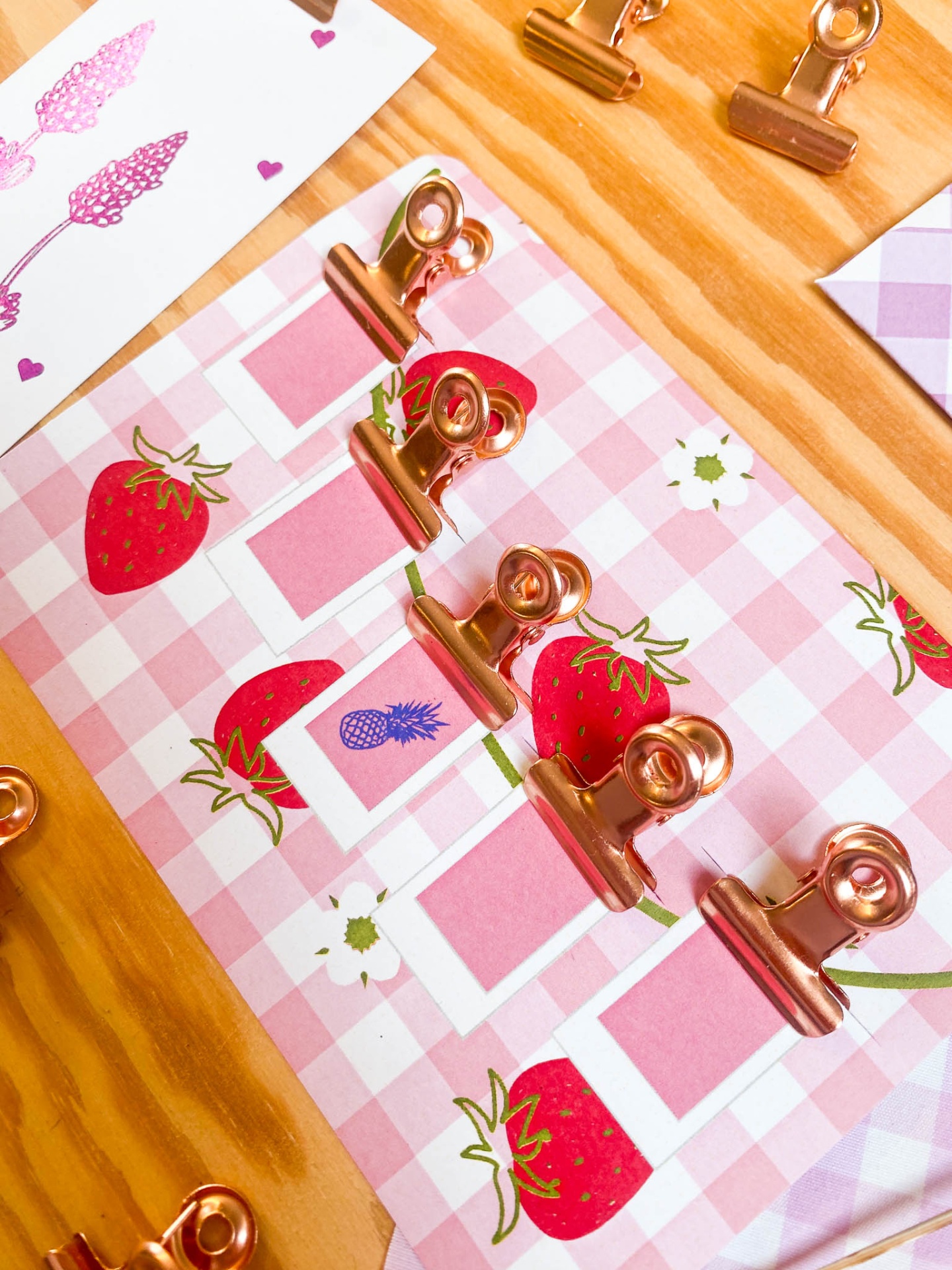 5 mini molas rose gold