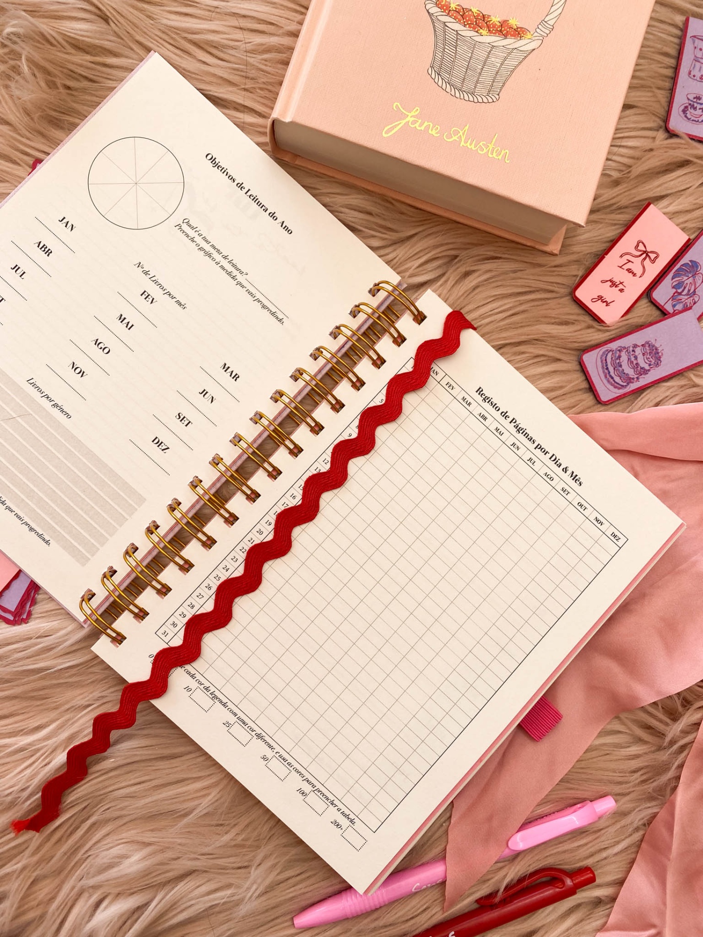 Planner Literário 🎀 If I was a Girl in a Book