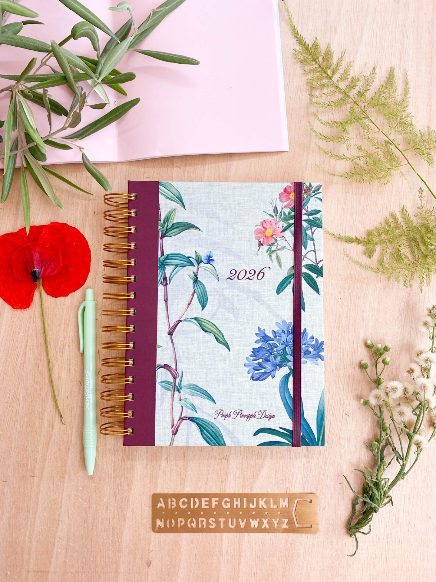 Agenda Semanal 2026 💚 Botânica