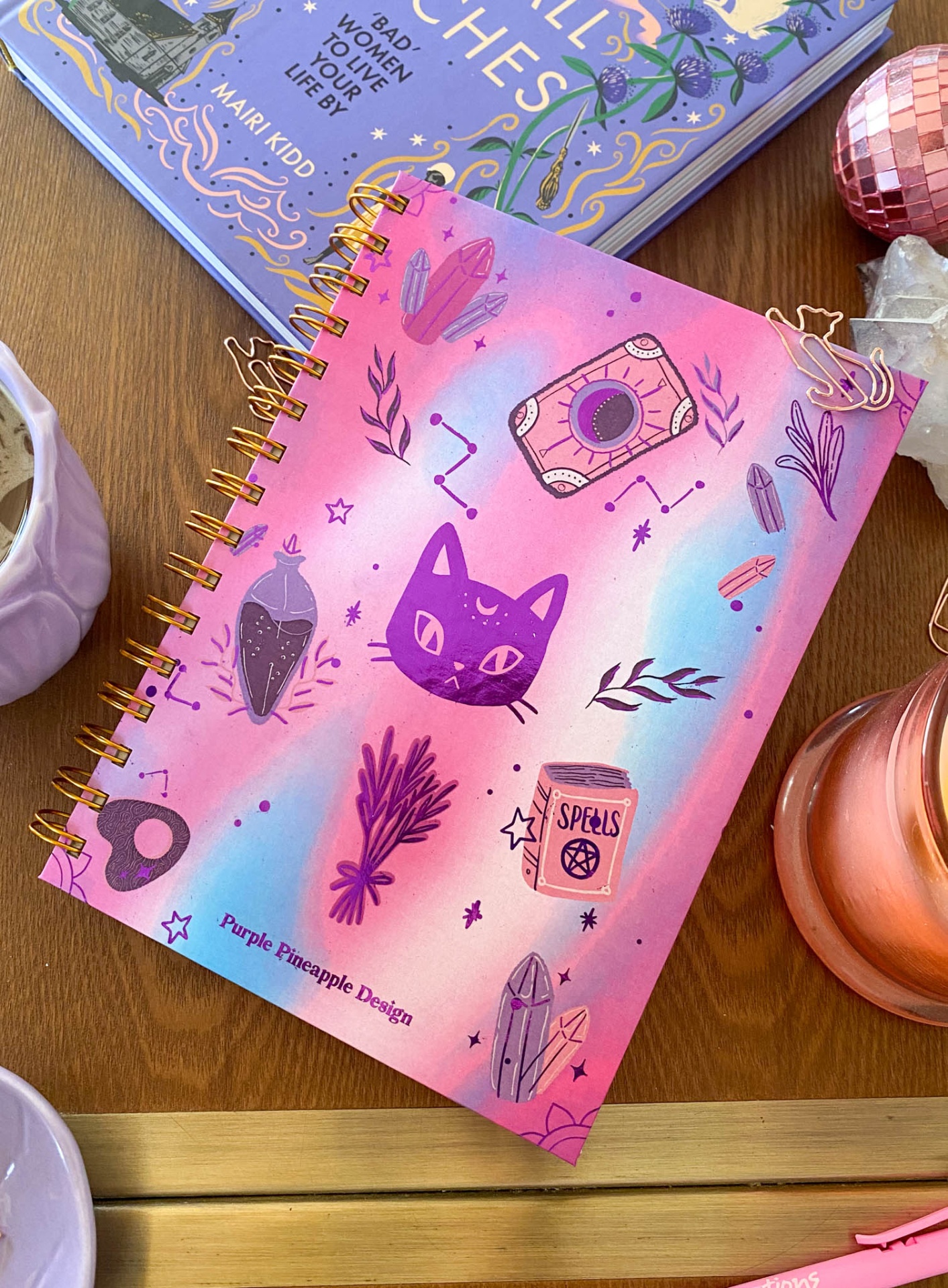 Cat Spell 💜🐈‍⬛  Bullet journal