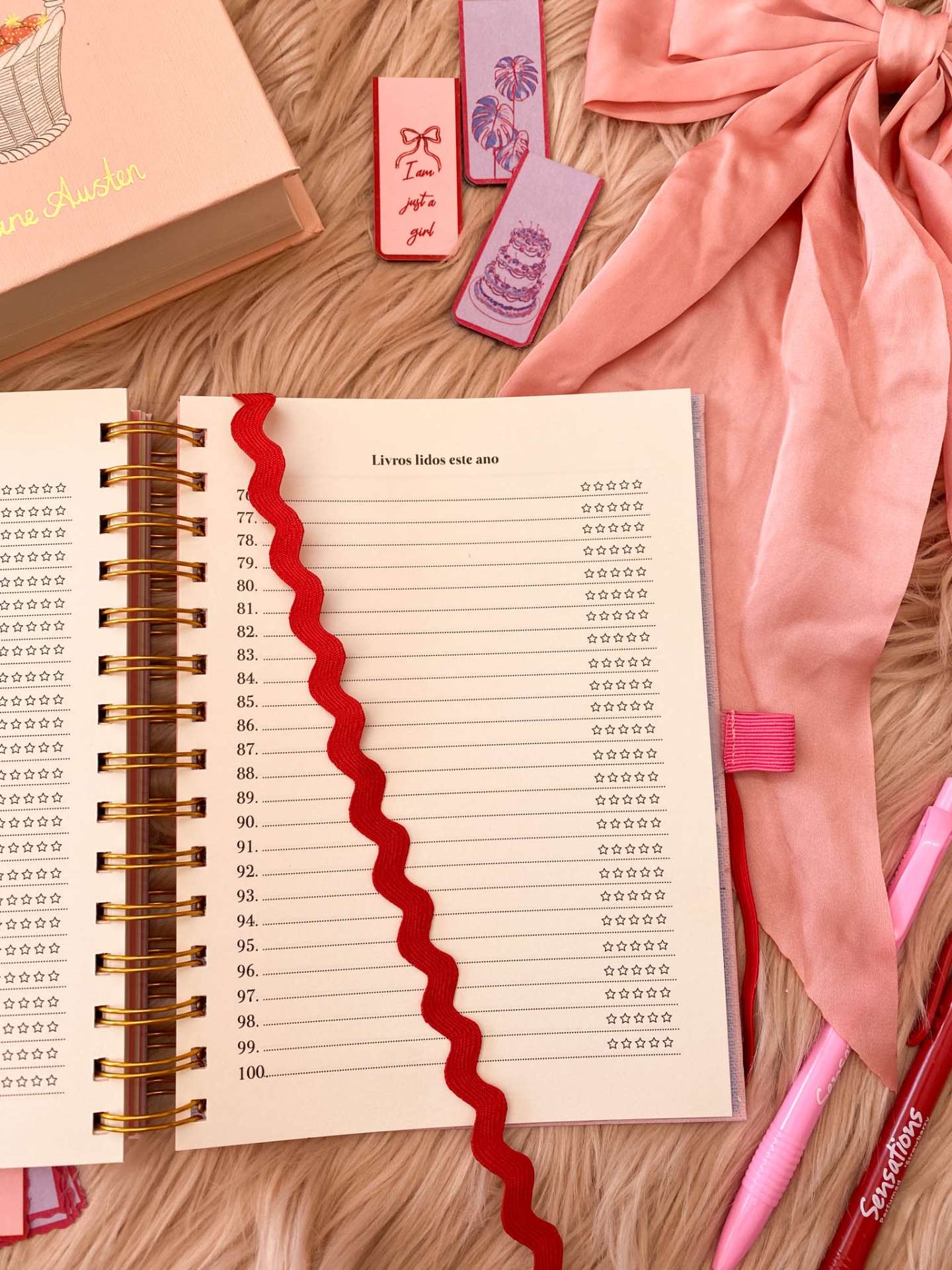 Planner Literário 🎀 If I was a Girl in a Book