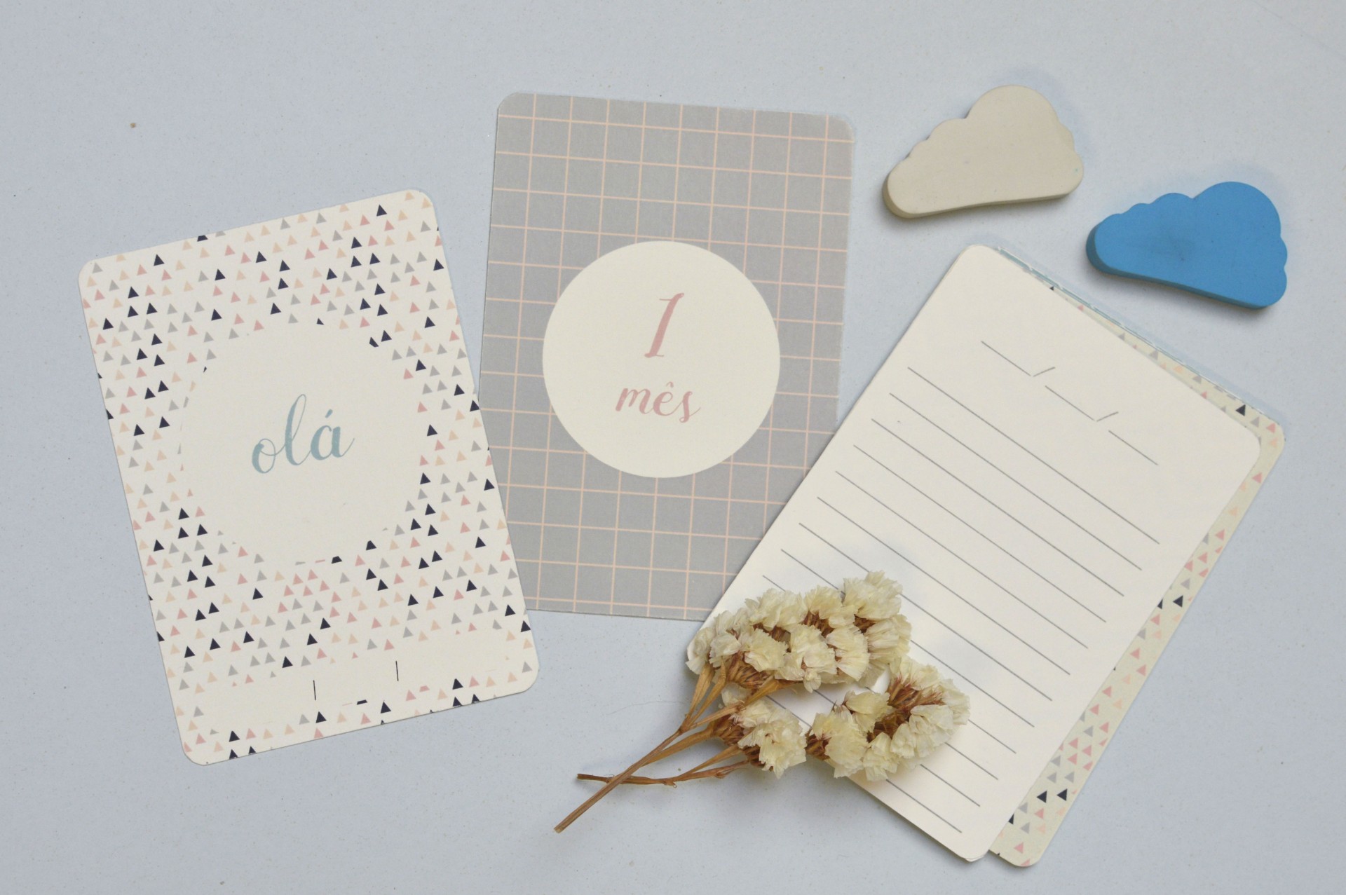 Postais meses de bebé