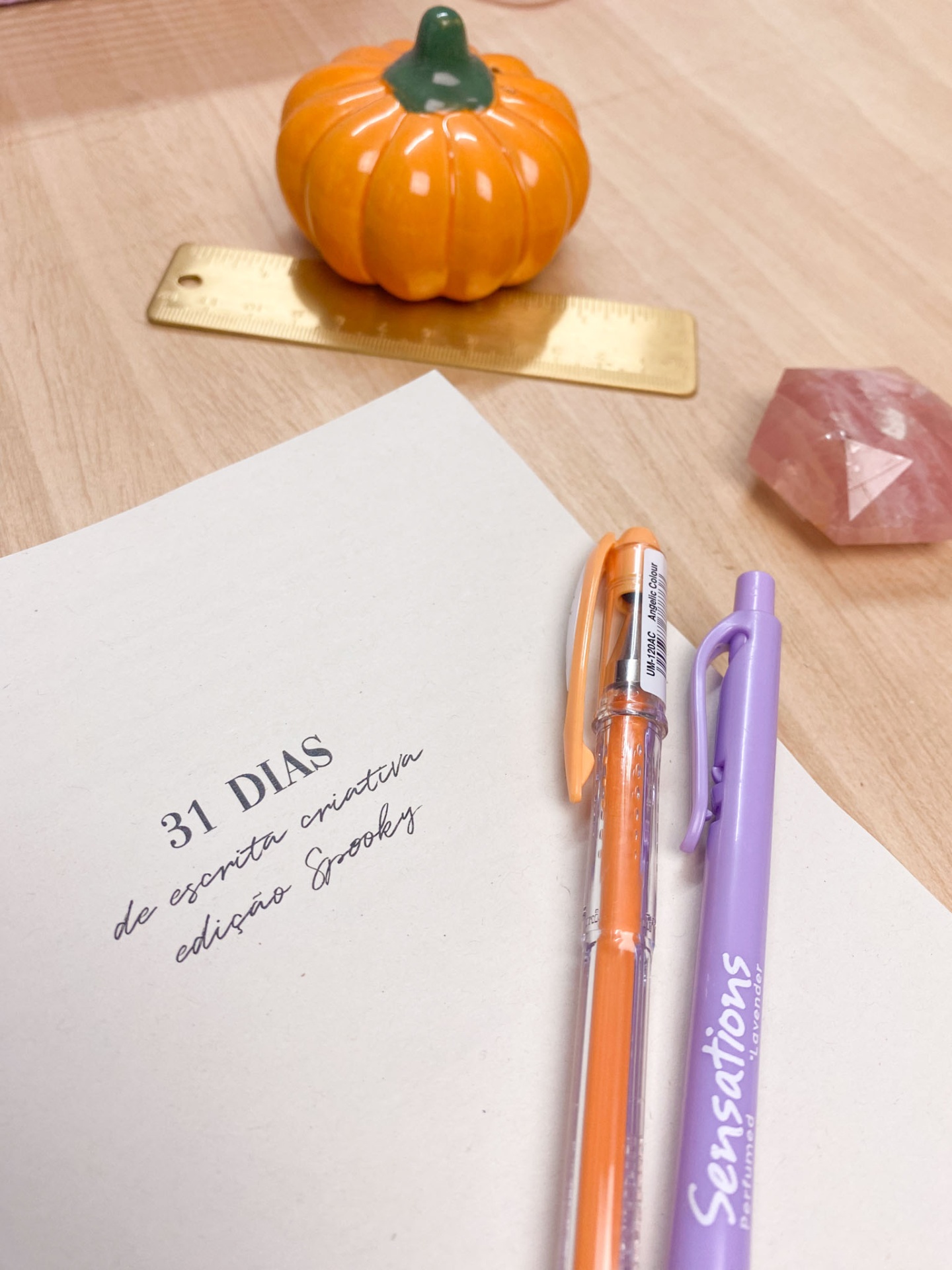 Caderno de escrita criativa 🎃 Versão Spooky 🦇