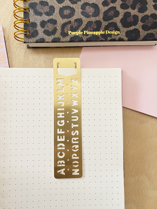 Marcador com Letras ✷ Gold