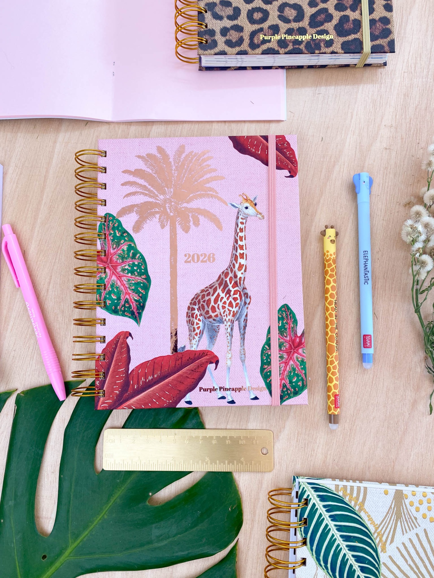 Agenda Semanal 2026 🩷 Girafa 🦒