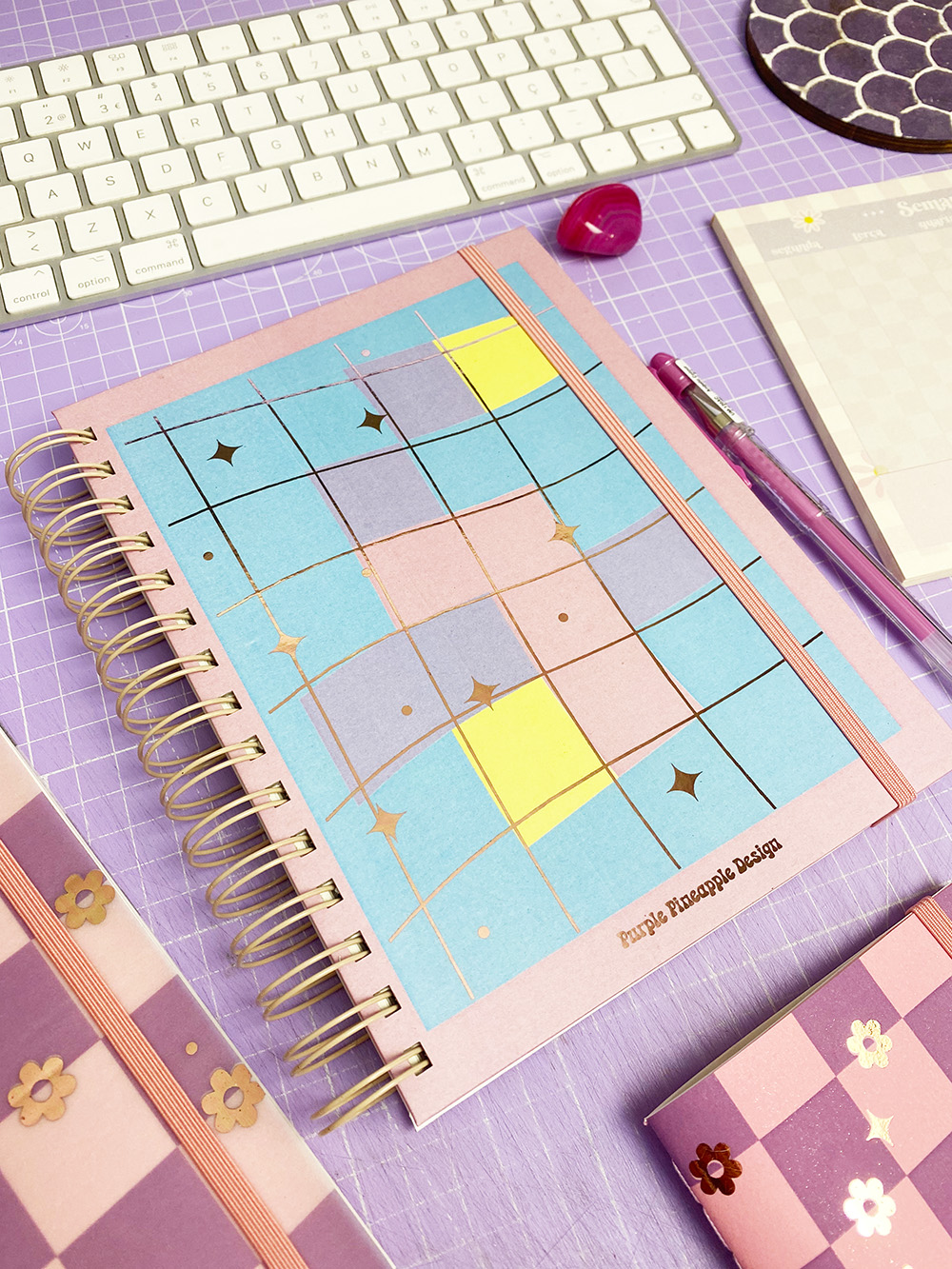 Caderno Pastel Color Block ✨ Extra ✨