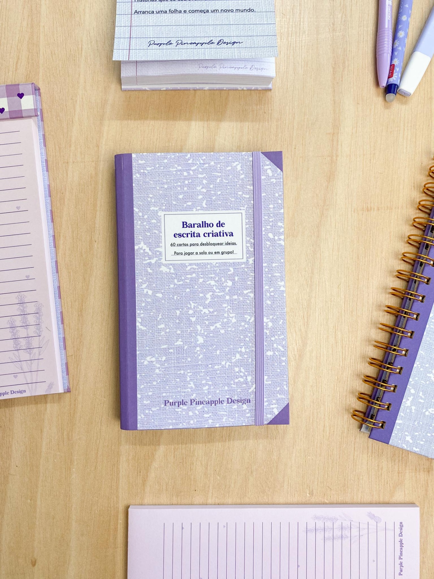 Baralho de escrita criativa - 60 cartas para desbloquear ideias
