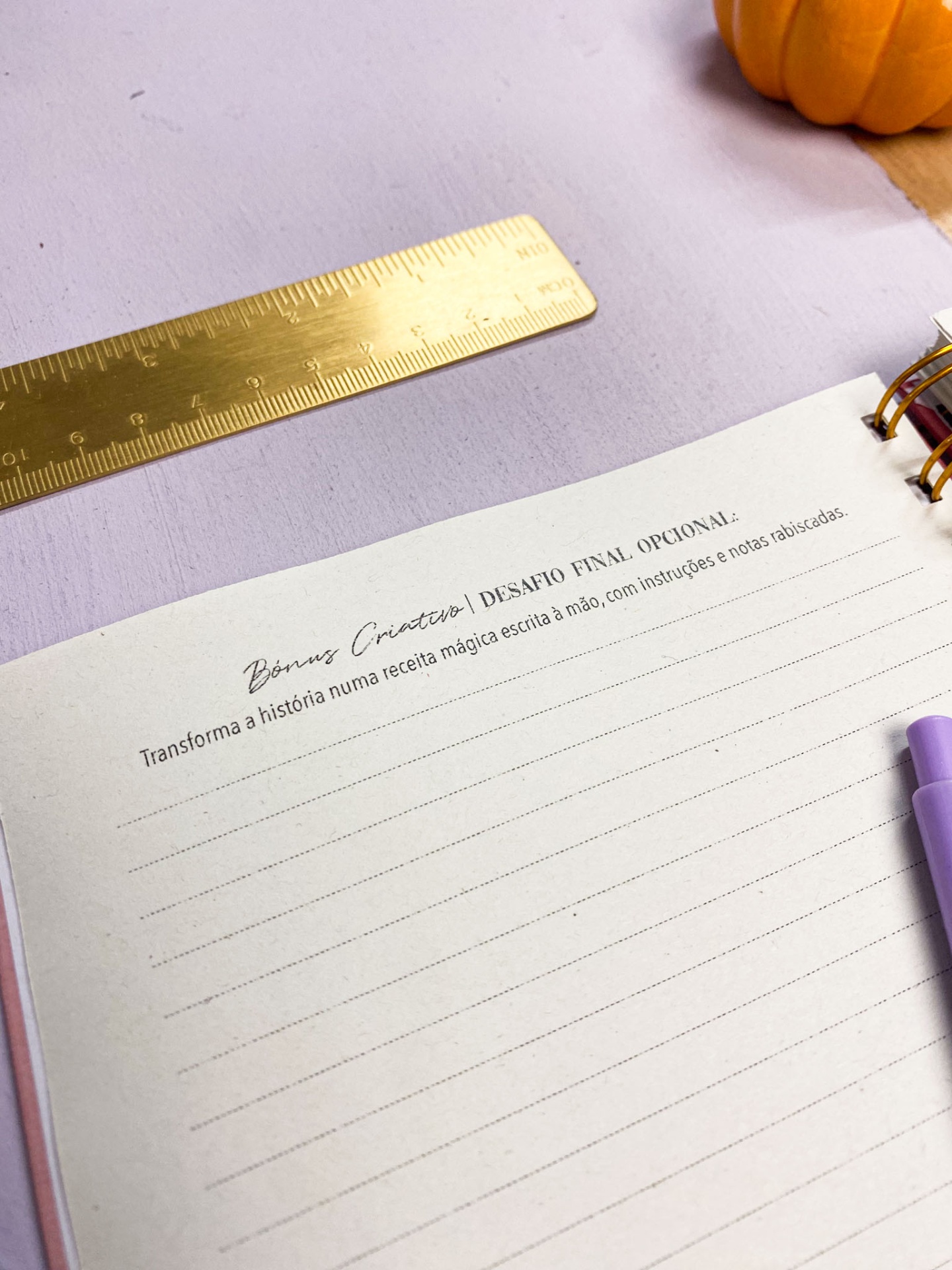 Caderno de escrita criativa 🎃 Versão Spooky 🦇