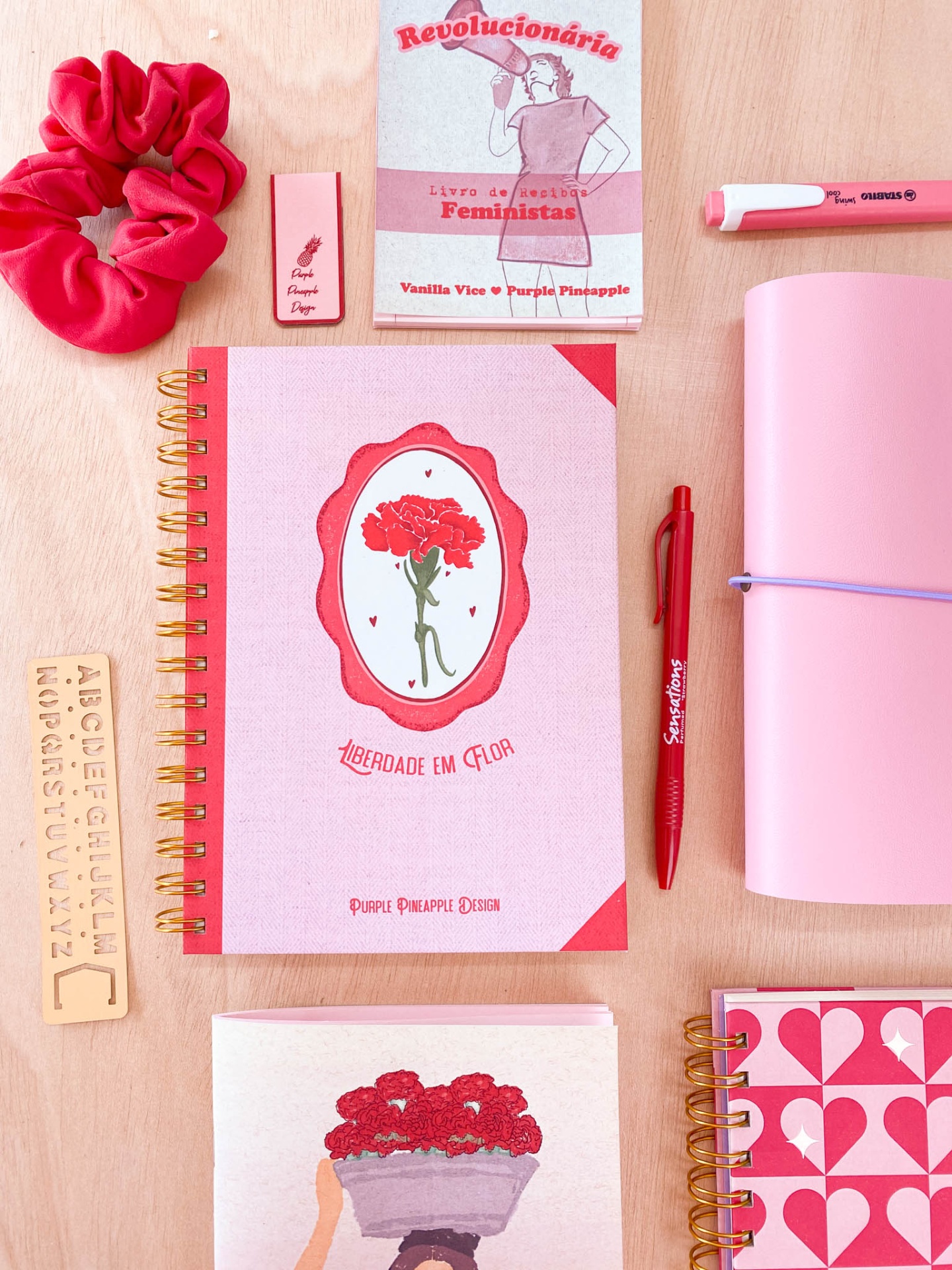 Caderno “Liberdade em Flor” 🌸 para escreveres com espaço para florescer