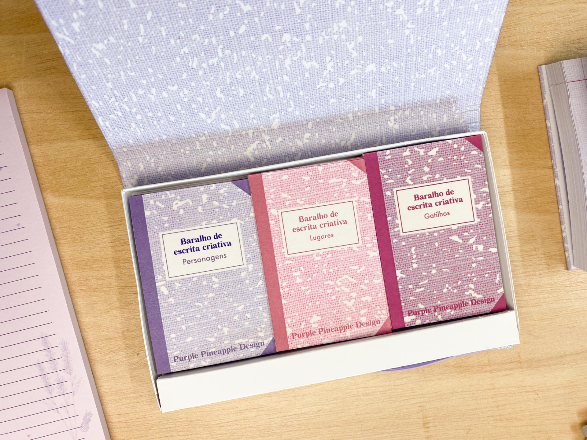 Baralho de escrita criativa - 60 cartas para desbloquear ideias