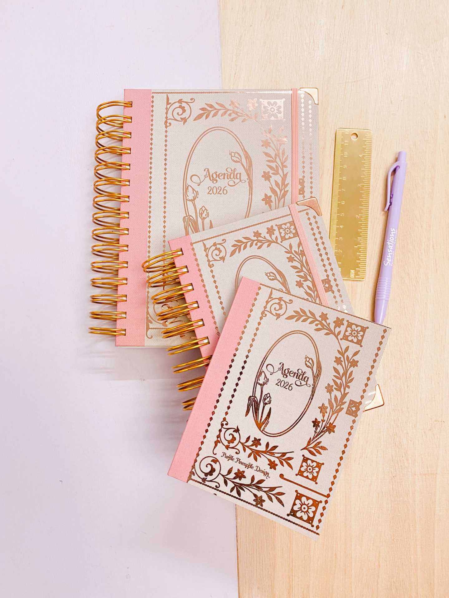 As novas agendas A6 e mensais da Purple Pineapple já chegaram ✨ As novas agendas A6 e mensais da Purple Pineapple já chegaram ✨