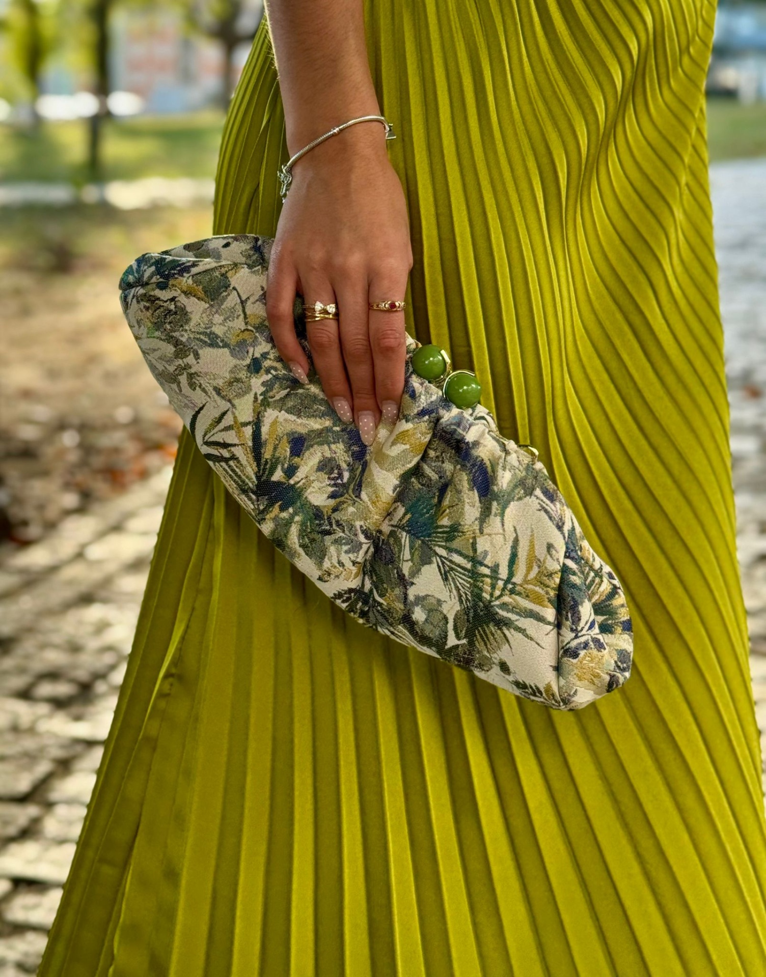 Pochete Tons Verdes Pochete Tons Verdes