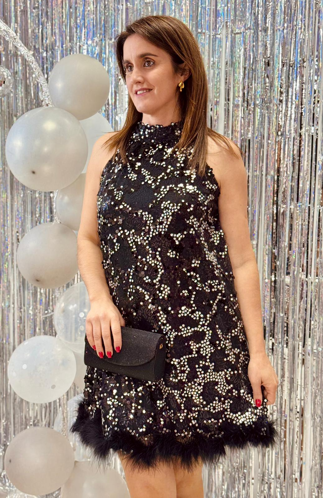 Vestido Lince c/ Penas Vestido Lince c/ Penas