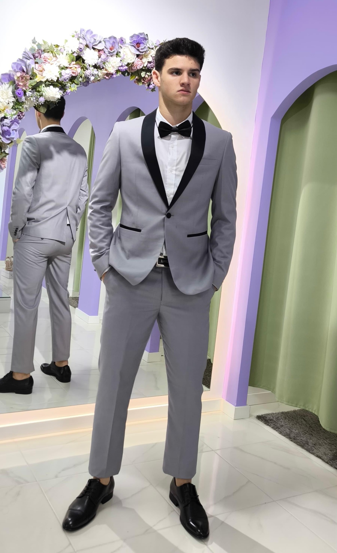 Fato Jhonny Wolf Cinza Fato Jhonny Wolf Cinza