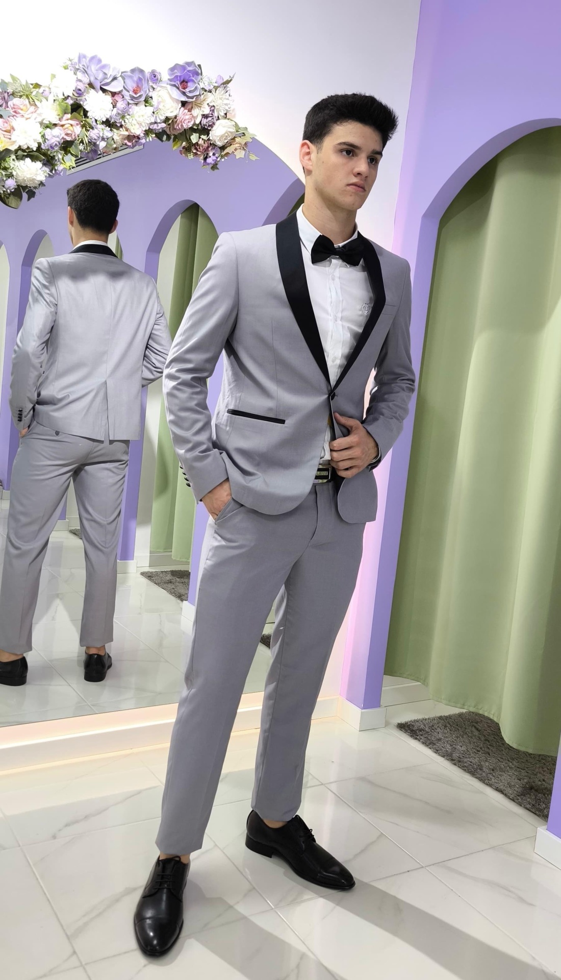 Fato Jhonny Wolf Cinza Fato Jhonny Wolf Cinza