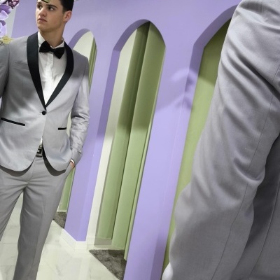 Fato Jhonny Wolf Cinza