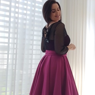 Vestido Purple/Black Vestido Purple/Black