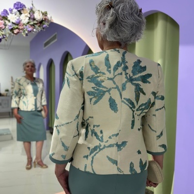 Conj. Casaco + Vestido Serena