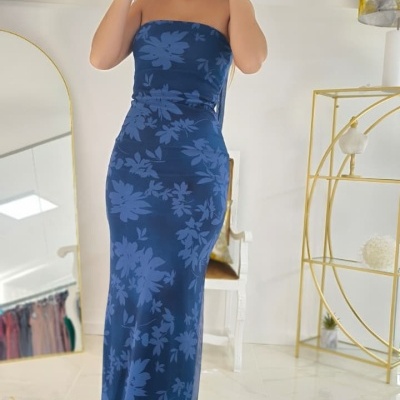 Vestido ERK Floral c/ Tule