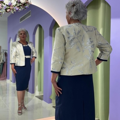 Conj. Casaco + Vestido Serena