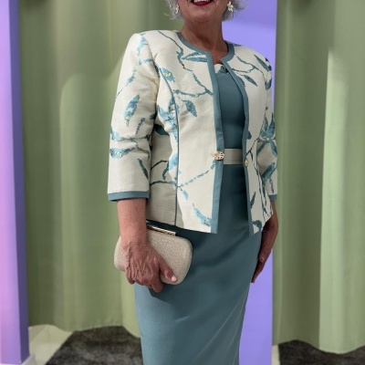 Conj. Casaco + Vestido Serena